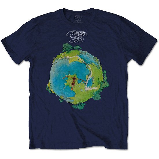 Yes Unisex T-Shirt: Fragile - Yes - Merchandise -  - 5056170637374 - 