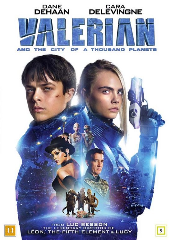 Cover for Dane DeHaan / Cara Delevingne · Valerian And The City Of A Thousand Planets (DVD) (2017)