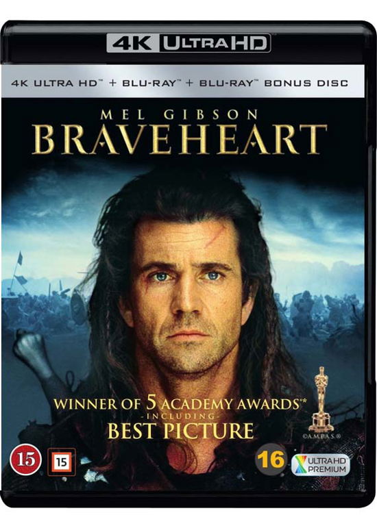 Braveheart - Mel Gibson - Filmes -  - 7340112747374 - 24 de janeiro de 2019