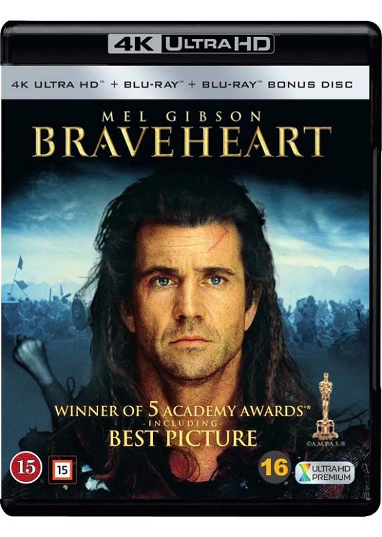 Cover for Mel Gibson · Braveheart (4K UHD + Blu-ray) [4K edition] (2019)