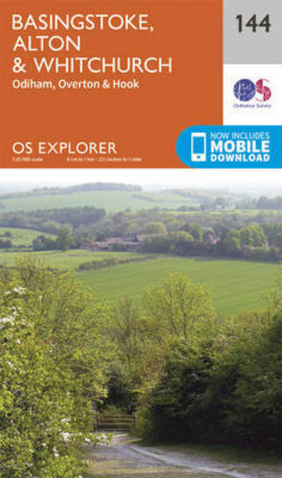 Cover for Ordnance Survey · Basingstoke, Alton and Whitchurch - OS Explorer Map (Map) [September 2015 edition] (2015)