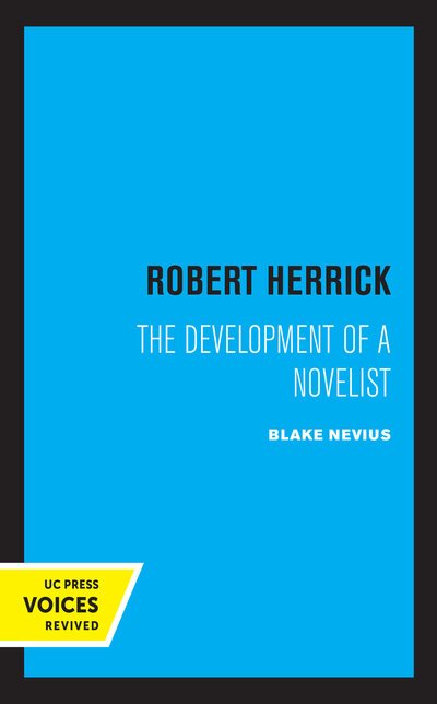 Cover for Blake Nevius · Robert Herrick: The Development of a Novelist (Paperback Bog) (2021)
