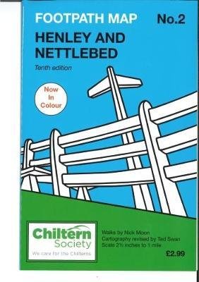 Cover for Nick Moon · Chiltern Society Footpath Map 2. Henley and Nettlebed: Tenth Edition - In Colour - Chiltern Society Footpaths (Taschenbuch) [10 Revised edition] (2017)