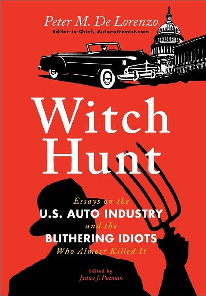 Cover for Peter M. De Lorenzo · Witch Hunt: Essays on the U.S Auto Industry and the Blithering Idiots Who Almost Killed it (Hardcover Book) (2011)