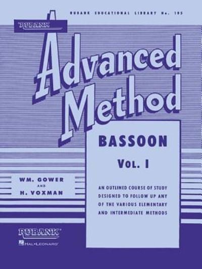Cover for H Voxman · Rubank Advanced Method Voli (Paperback Book) (2017)