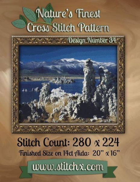 Nature's Finest Cross Stitch Pattern: Design Number 34 - Nature Cross Stitch - Livros - Createspace - 9781502574374 - 1 de outubro de 2014