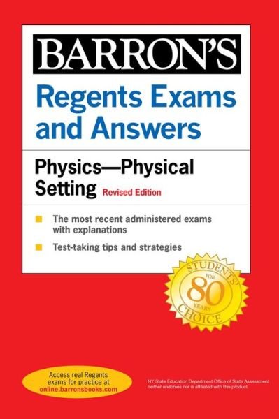 Cover for Miriam Lazar · Regents Exams and Answers Physics Physical Setting 2021 (Bog) (2021)