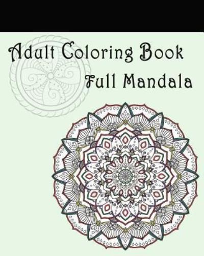 Cover for Mandala coloring books · Adult Coloring Book (Taschenbuch) (2017)