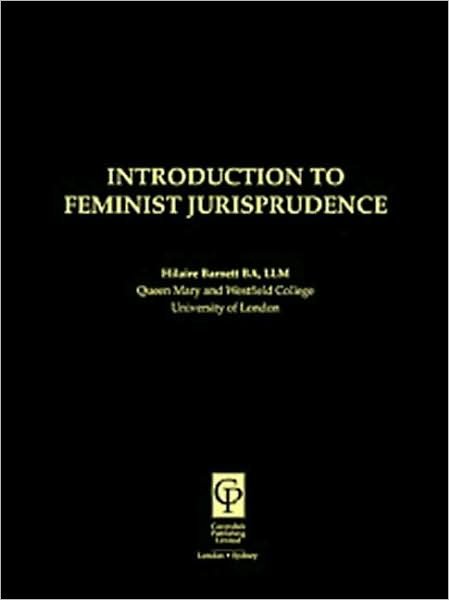 Cover for Hilaire Barnett · Introduction to Feminist Jurisprudence (Paperback Book) (1998)