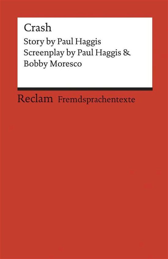 Cover for Paul Haggis · Reclam UB 19937 Haggis:Crash (Book)