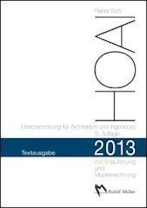 Cover for Eich · HOAI 2013 - Textausgabe (Bog)