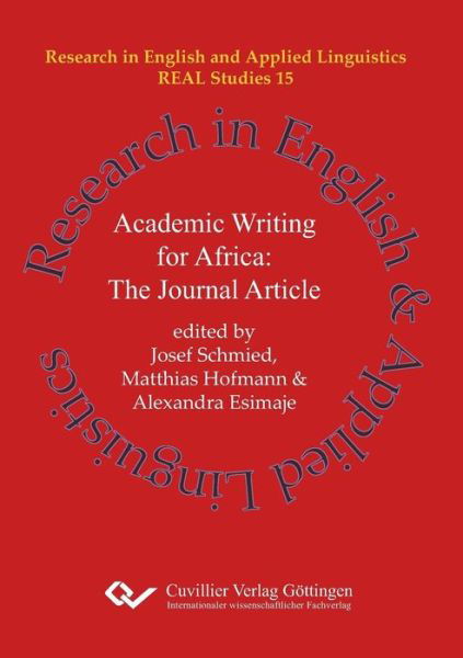 Cover for Josef Schmied · Academic Writing for Africa (Taschenbuch) (2018)