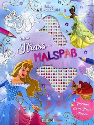 Disney Prinzessin: Mein Strass-Malbuch - Disney - Książki - Panini Verlags GmbH - 9783833245374 - 22 października 2024