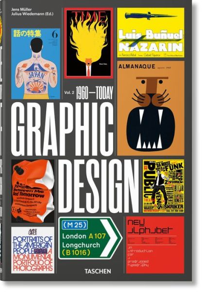 Cover for Jens Muller · The History of Graphic Design. Vol. 2. 1960–Today (Innbunden bok) [Multilingual edition] (2018)