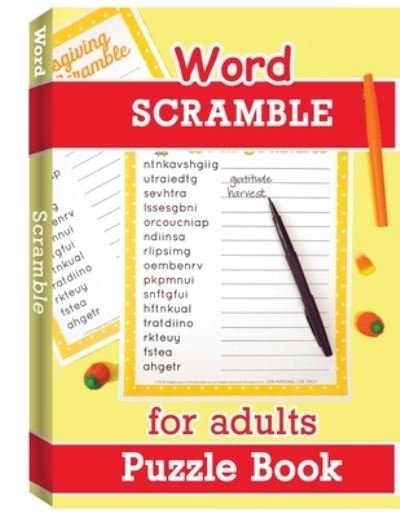 Cover for Mike G Smith · Word Scramble Puzzle Book for Adults (Paperback Book) (2021)