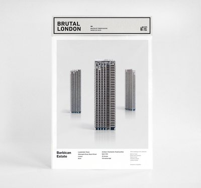 Cover for Zupagrafika · Brutal London: Barbican: Build Your Own Brutalist London (Taschenbuch) (2015)