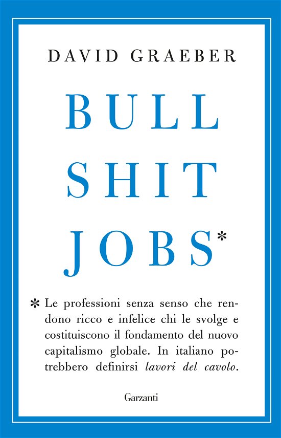 Cover for David Graeber · Bullshit Jobs (Buch)