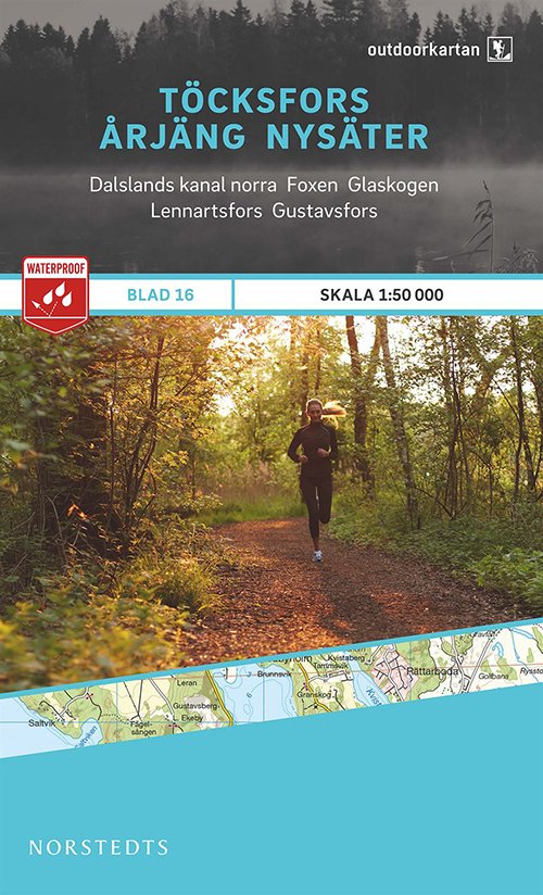 Cover for Norstedts · Outdoorkartan: Töcksfors - Årjäng - Nysäter (Hardcover Book) (2015)