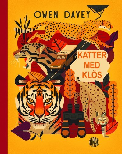 Cover for Owen Davey · Katter med klös (Innbunden bok) (2018)