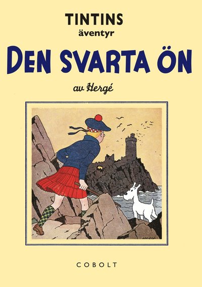 Cover for Hergé · Tintins äventyr, retroutgåvan: Den svarta ön (Bog) (2020)