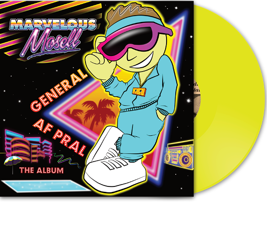 Cover for Marvelous Mosell · General af Pral (LP) [Limited Yellow Vinyl edition] (2023)
