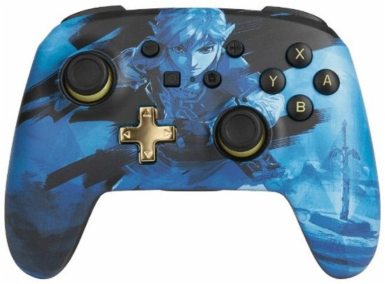 Cover for Power A · PowerA Enhanced Wireless Switch Controller - Link Blue (SWITCH)