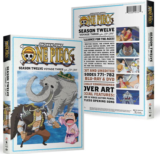 Cover for One Piece: Season 12 Voyage 3 (Blu-Ray) (2023)