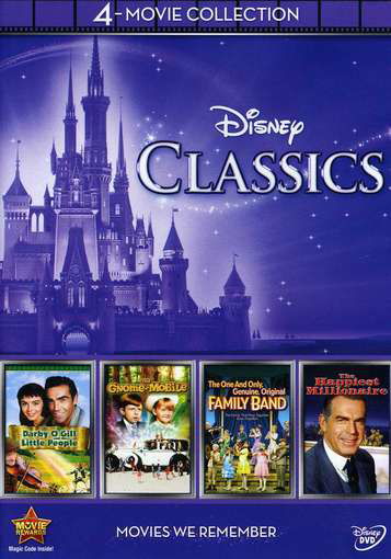 Cover for Disney Classics: 4-movie Collection · Gnome-Mobile, Darby O'Gill &amp; Little People, One &amp; Only Genuine Family, Happiest Millionaire - 4-disc DVD (DVD) [Box set] (2012)