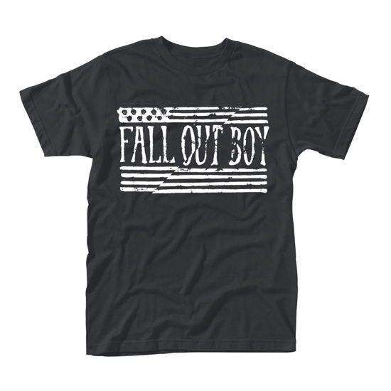 Fall Out Boy: Us Flag (T-Shirt Unisex Tg. M) - Fall out Boy - Andet - PHM - 0803343154375 - 20. marts 2017