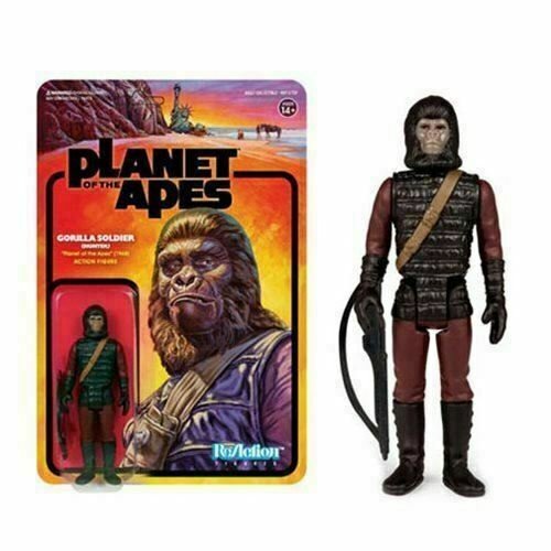 Planet Of The Apes Reaction Figure - Ape Soldier 1 (Hunter) - Planet of the Apes - Koopwaar - SUPER 7 - 0811169034375 - 
