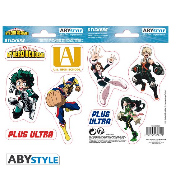 Cover for Abystyle · MY HERO ACADEMIA - Stickers - 16x11cm / 2 Sheets - (MERCH) (2019)