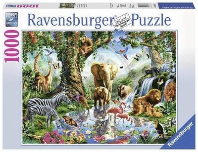 Cover for Ravensburger · Avonturen in de Jungle Puzzel 1000st. (Spielzeug) (2019)