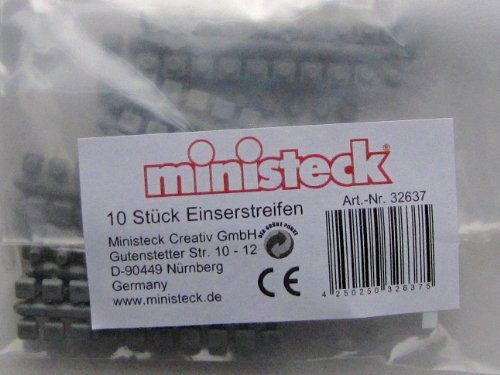 Ministeck 10x 1 Punt Kleuren Strips P3 (Grijs) Por - Ministeck - Merchandise -  - 4250250326375 - 