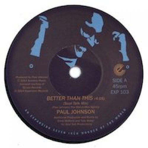 Cover for Paul Johnson · Better Than This (7&quot;) (2014)