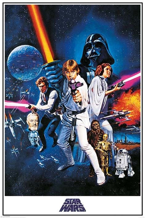 Cover for Star Wars: A New Hope · Star Wars: A New Hope - One Sheet (poster Maxi 61x915 Cm) (MERCH) (2019)