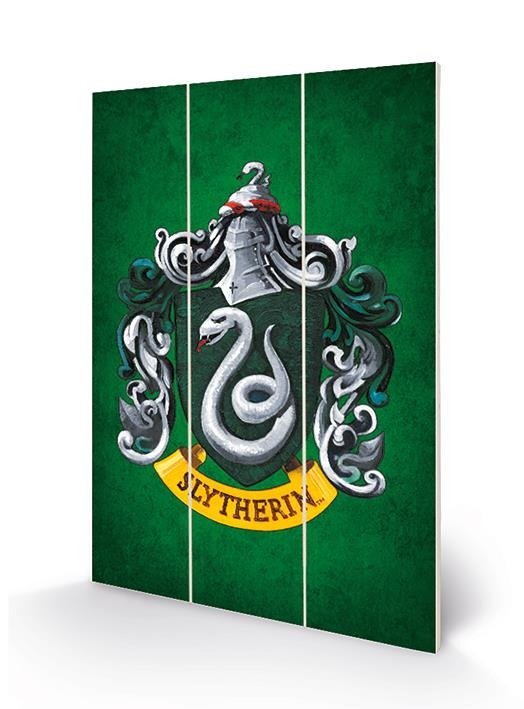 Cover for Wood Poster · HARRY POTTER - Slytherin Crest - Wood Print 20x29. (MERCH) (2020)