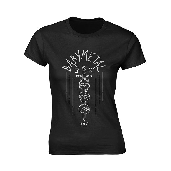 Cover for Babymetal · Skull Sword (T-shirt) [size L] [Black edition] (2018)