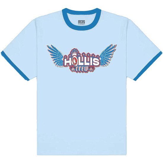 Run DMC Unisex Ringer T-Shirt: Hollis Crew - Run DMC - Koopwaar -  - 5056561029375 - 