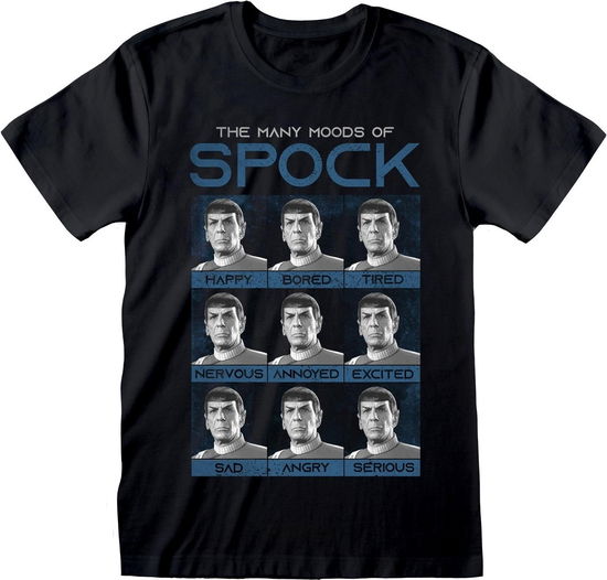 Star Trek - Many Moods Of Spock T Shirt - Star Trek - Merchandise - STAR TREK - 5056688526375 - 1. Mai 2024