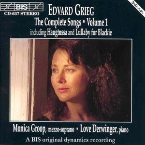 Cover for Grieg / Groop / Derwinger · Complete Song 1 (CD) (1994)