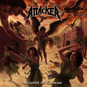 Cover for Attacker · Giants of Canaan (CD) (2013)