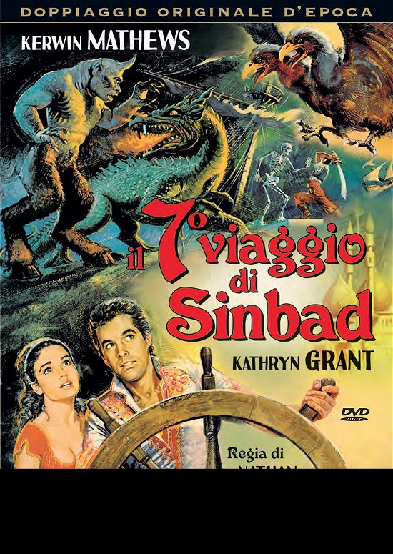 Cover for Kathryn Grant,ray Harryhausen,bernard Herrmann,kerwin Mathews · Settimo Viaggio Di Sinbad (Il) (DVD) (2017)
