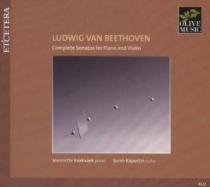 Cover for Ludwig Van Beethoven · Complete Sonatas for Piano &amp; Violin (CD) (2010)