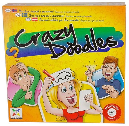 Crazy Doodles (Dk) -  - Brætspil - Piatnik - 9001890798375 - 2017