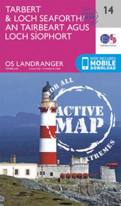 Cover for Ordnance Survey · Tarbert &amp; Loch Seaforth - OS Landranger Active Map (Map) [February 2016 edition] (2016)
