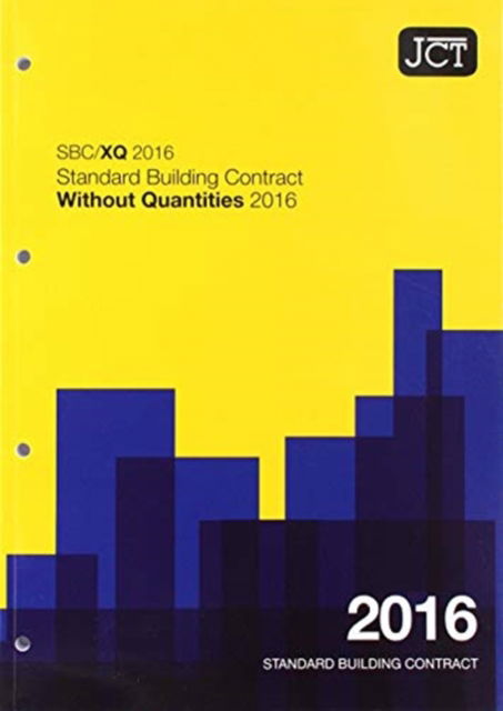 JCT:Standard Building Contract Without Quantities 2016 - - Books - Sweet & Maxwell Ltd - 9780414059375 - October 26, 2016