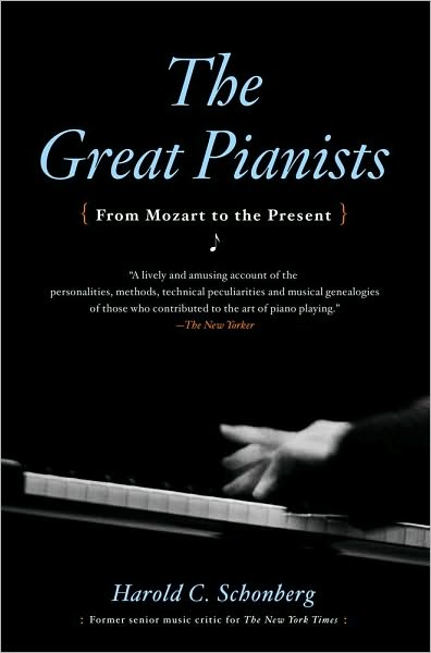 Great Pianists - Schonberg - Böcker - Simon & Schuster - 9780671638375 - 15 juni 1987