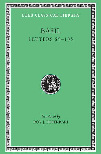 Cover for Basil · Letters, Volume II: Letters 59–185 - Loeb Classical Library (Hardcover Book) (1928)