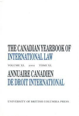 Cover for Mcrae · The Canadian Yearbook of International Law, Vol. 40, 2002 - Canadian Yearbook of International Law (Inbunden Bok) (2003)