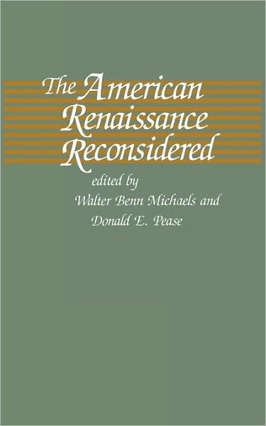 Cover for Walter B Michaels · The American Renaissance Reconsidered - Selected Papers from the English Institute (Paperback Book) (1989)